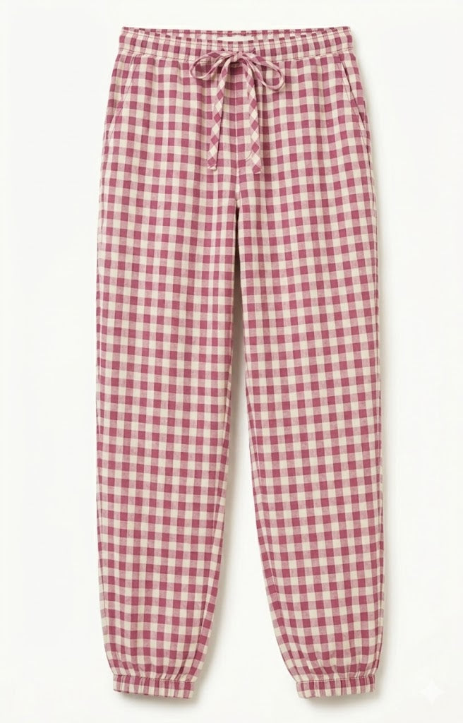PANTALÓN JOGGER CUADROS VICHY